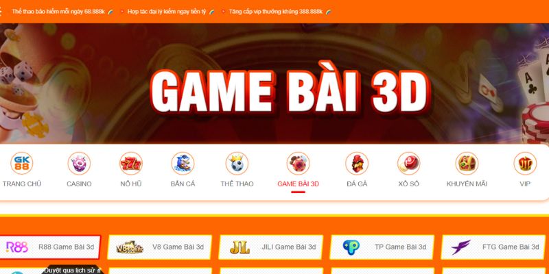 Giới thiệu sơ lược về game bài GK88