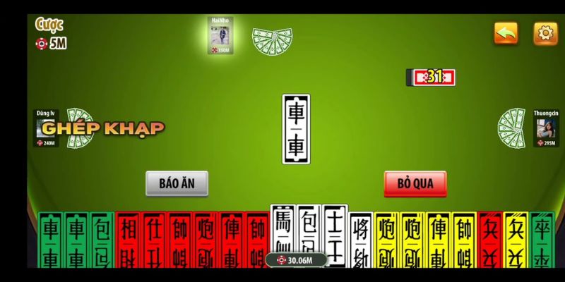 Quy tắc xếp bài và tính điểm trong game
